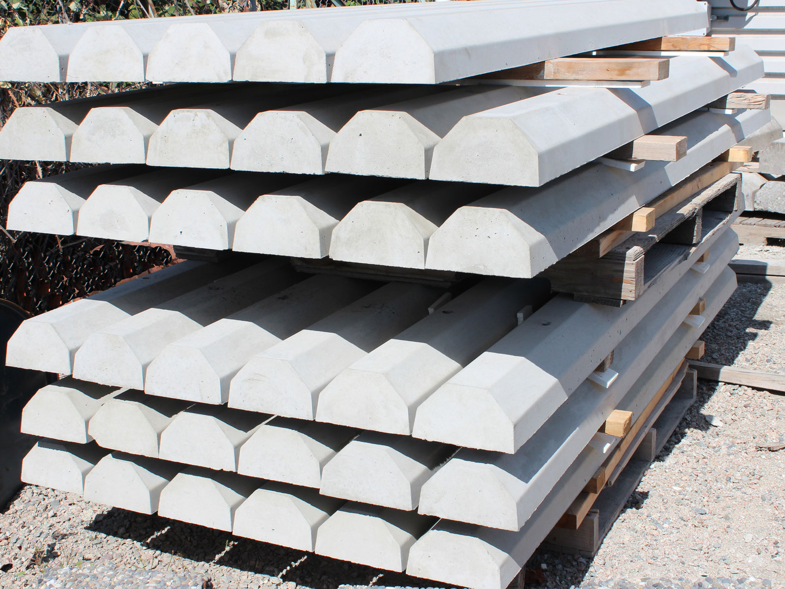 Precast Concrete coverage offered includes parking blocks, building pads, risers, and custom pours.